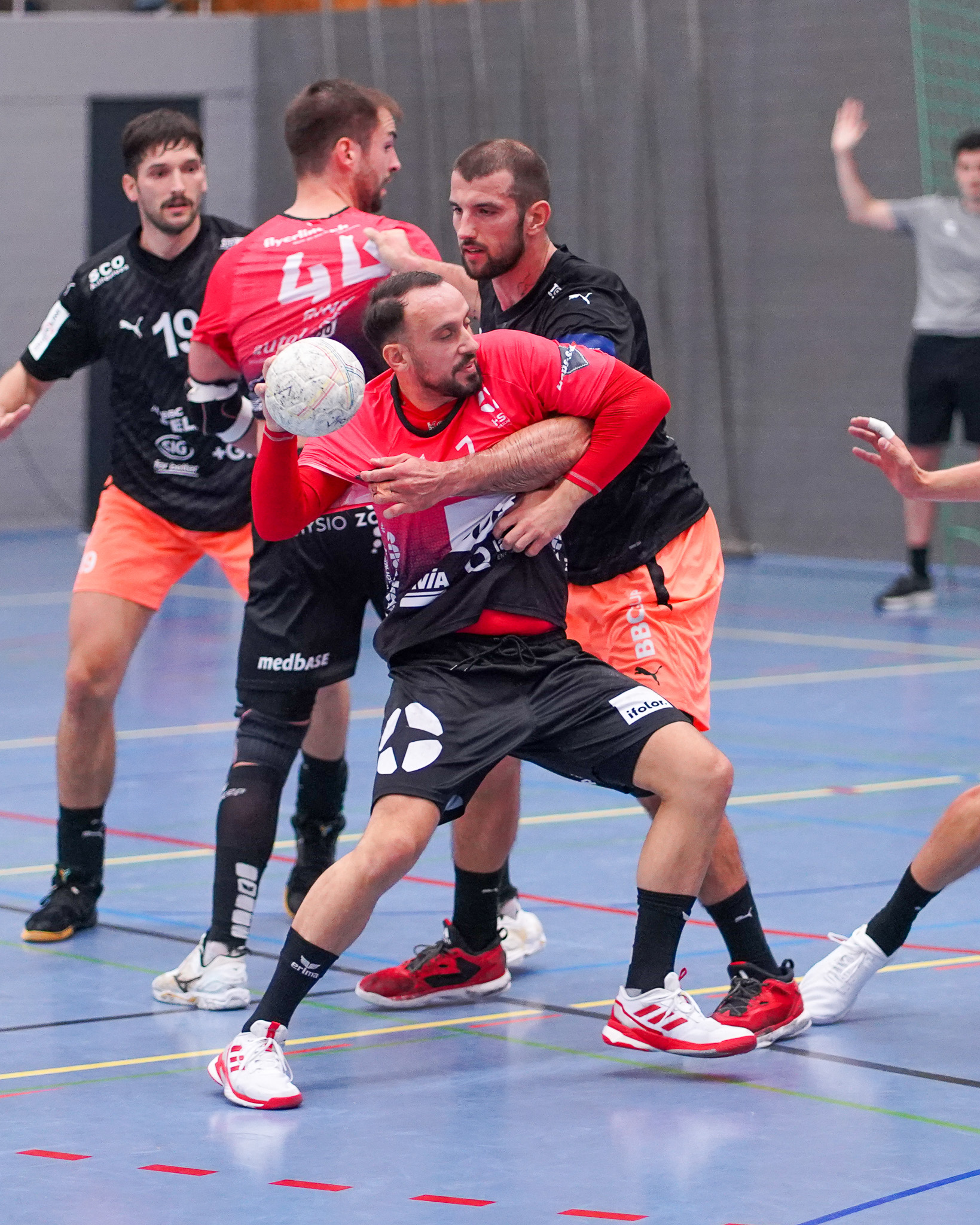 Valon Dedaj, Luca Meister, Quickline Handball League, HSC Kreuzlingen vs Kadetten Schaffhausen